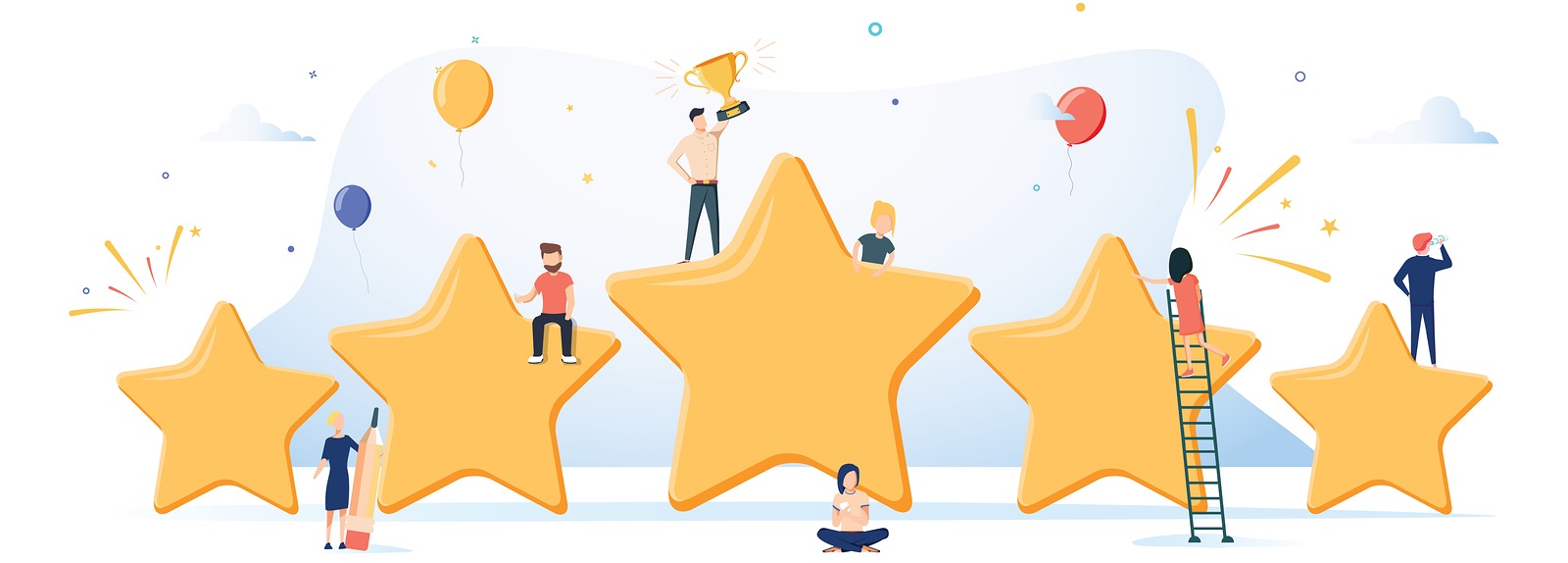 collect feedbacks and rating