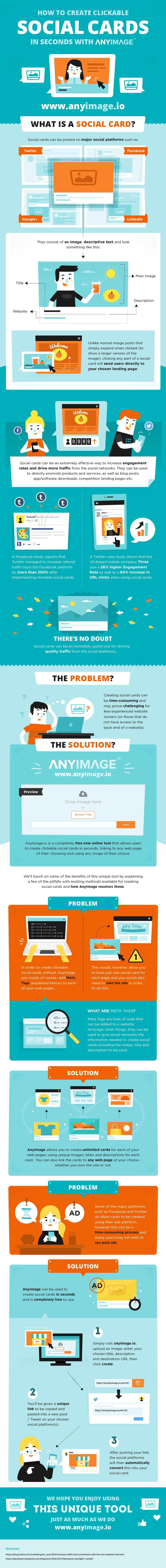 Social Cards Infographic