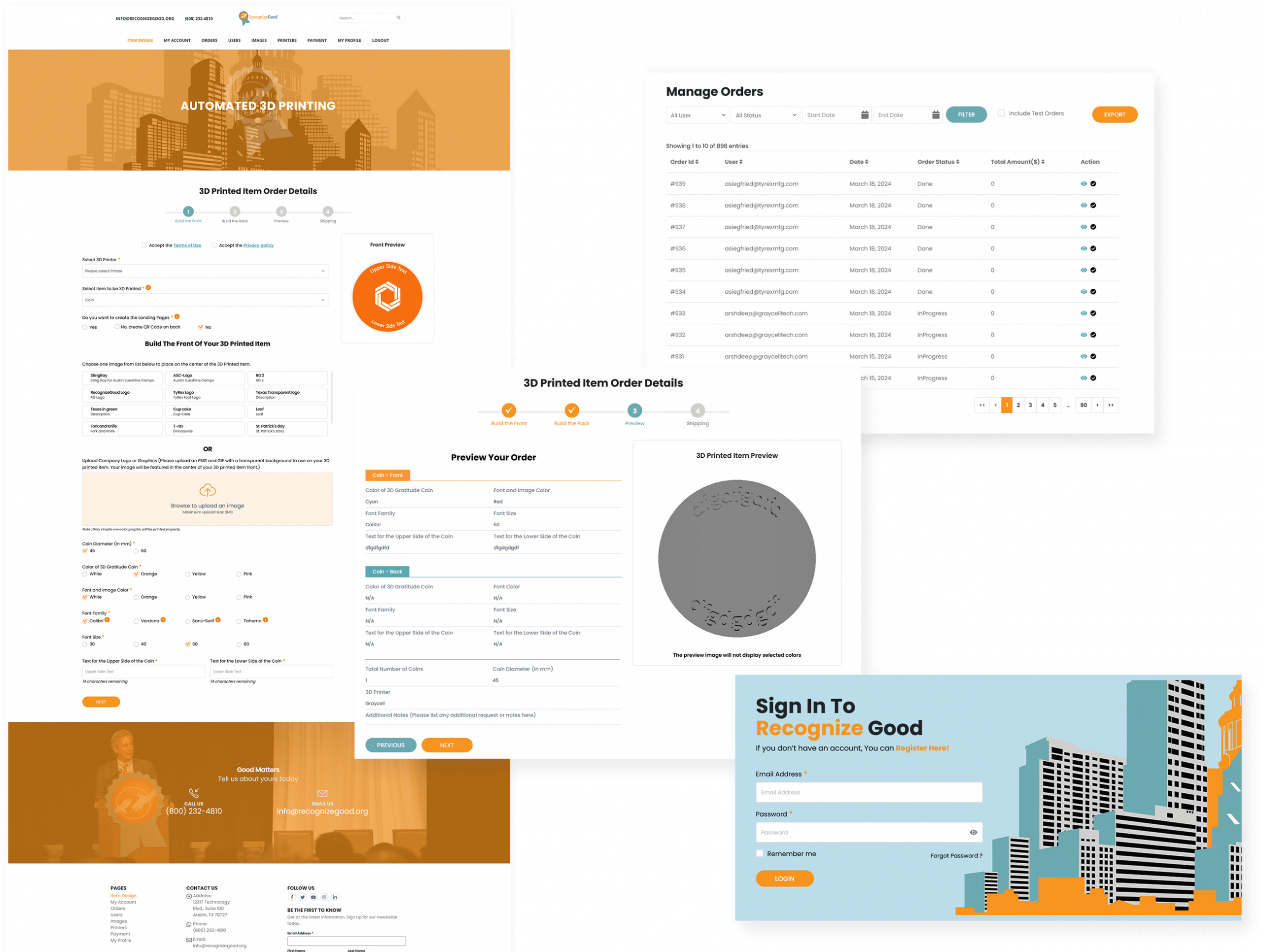 Recognizegood multiple pages view